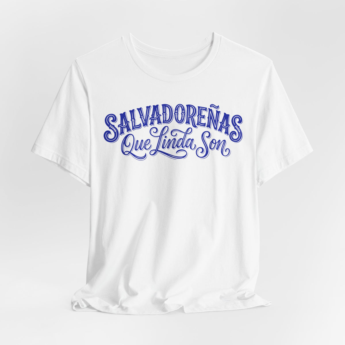 Camiseta Salvadoreñas Que Linda Son | Playera Tipografía Vintage