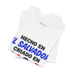 Hecho en El Salvador Criado en USA T-Shirt — Salvadoran Pride Tee