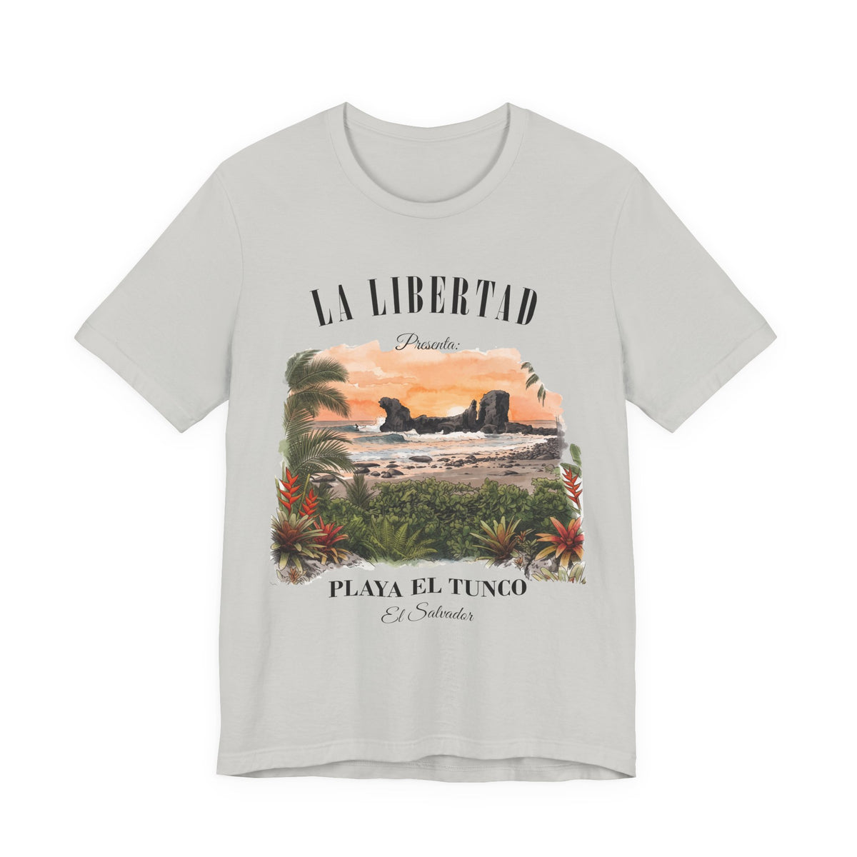 Camiseta Playa El Tunco La Libertad El Salvador | Playera Vintage Surf | Regalo Salvadoreño