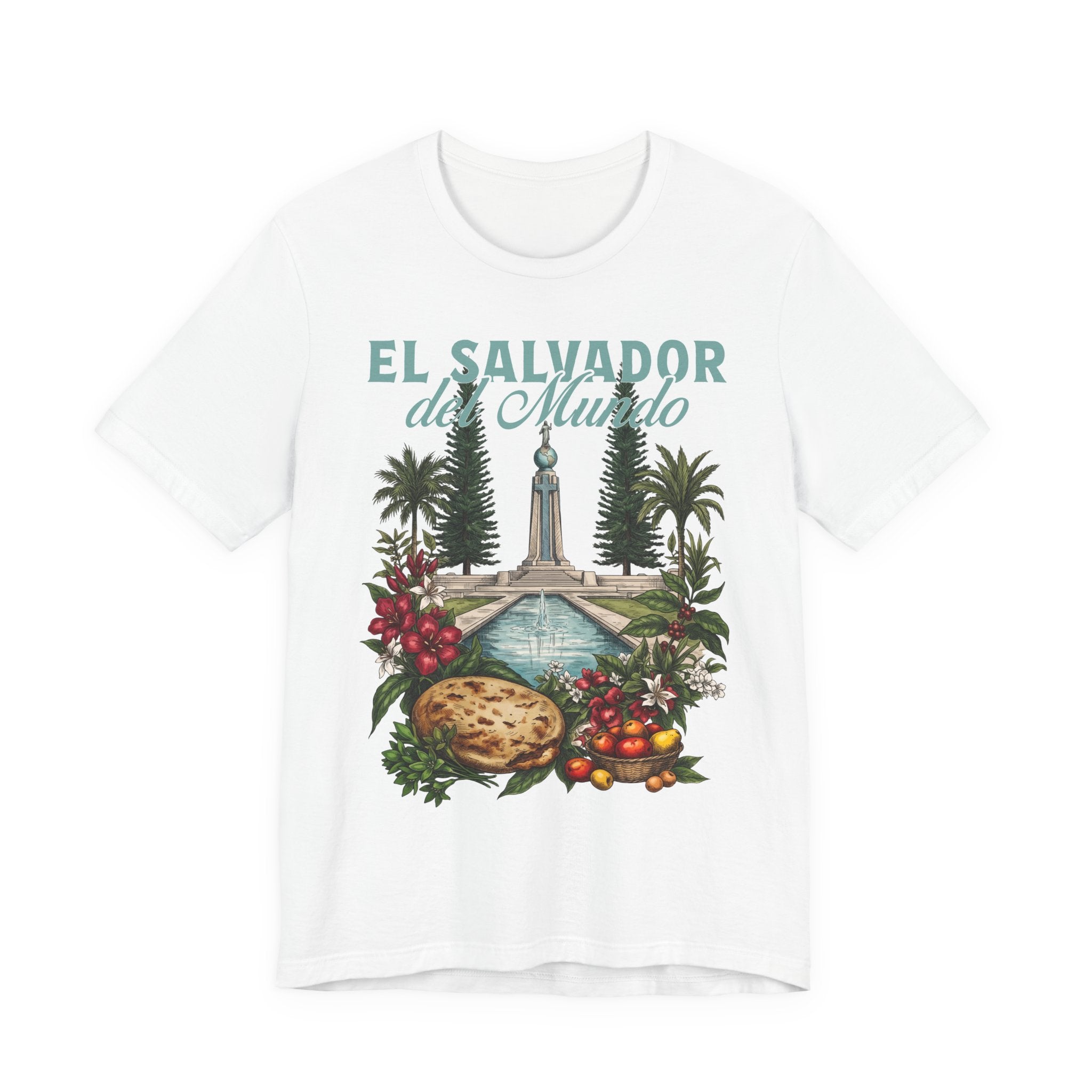 El Salvador del Mundo Vintage T-Shirt | Salvadoran Pride Shirt | Salvadorean Heritage Tee | Gift for Salvadorans