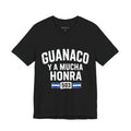 Camiseta Guanaco y a Mucha Honra 503 | Playera Orgullo Salvadoreño Negra