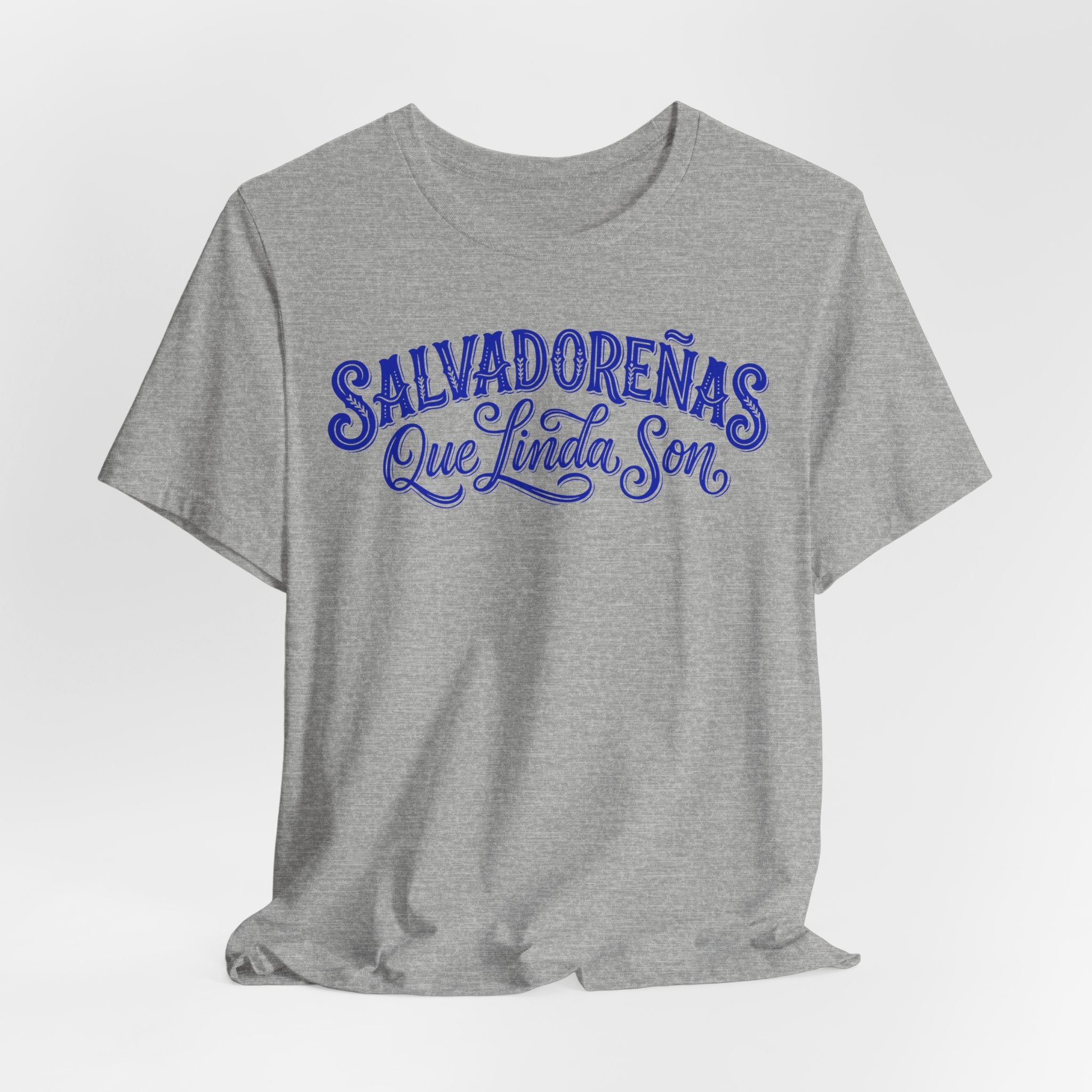 Camiseta Salvadoreñas Que Linda Son | Playera Tipografía Vintage