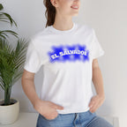 Camiseta El Salvador Estilo Urbano | Playera Retro Pop Art Azul