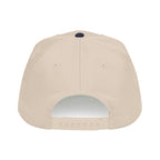 Gorra El Salvador Bordada | Cachucha Trucker Beige y Azul Salvadoreña