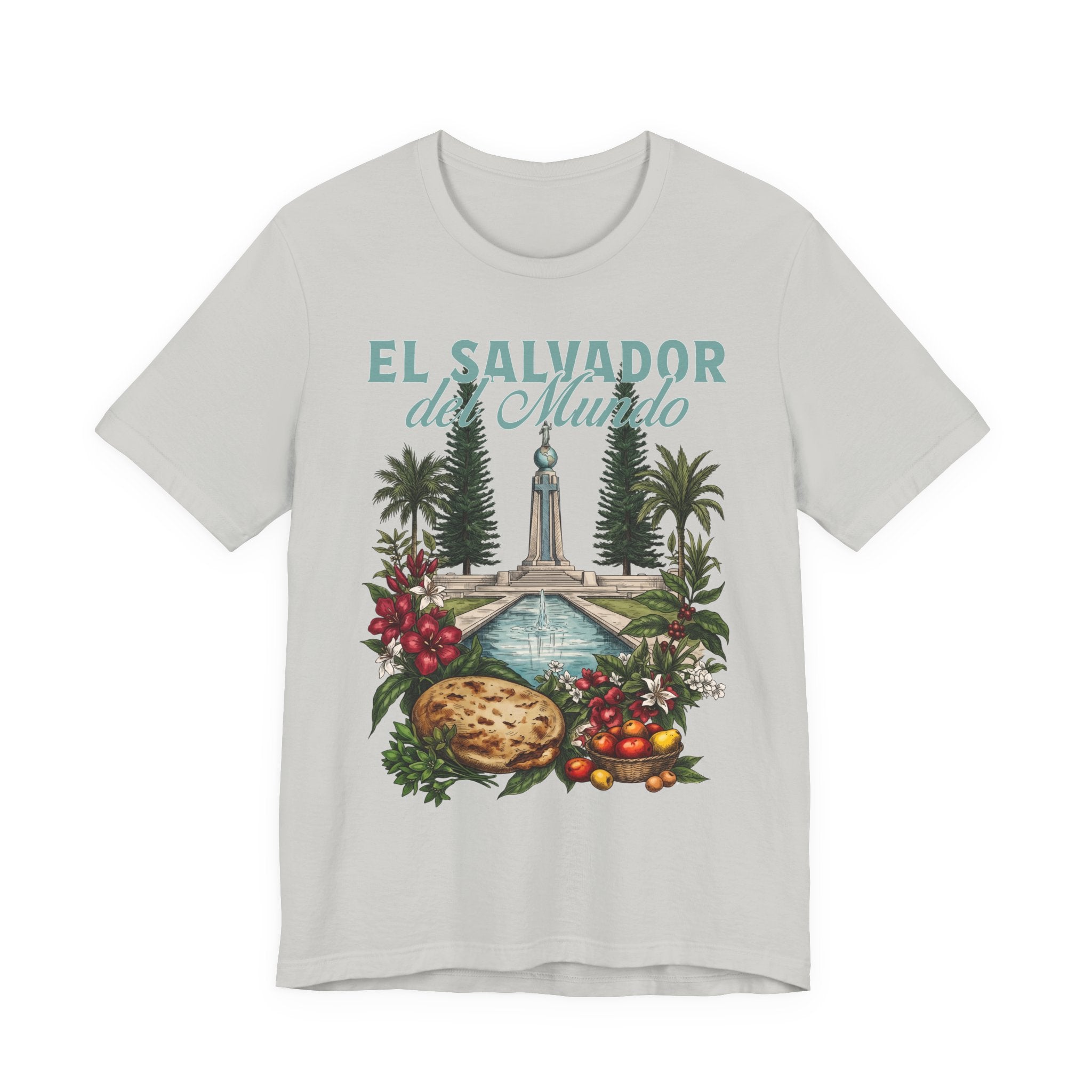 El Salvador del Mundo Vintage T-Shirt | Salvadoran Pride Shirt | Salvadorean Heritage Tee | Gift for Salvadorans