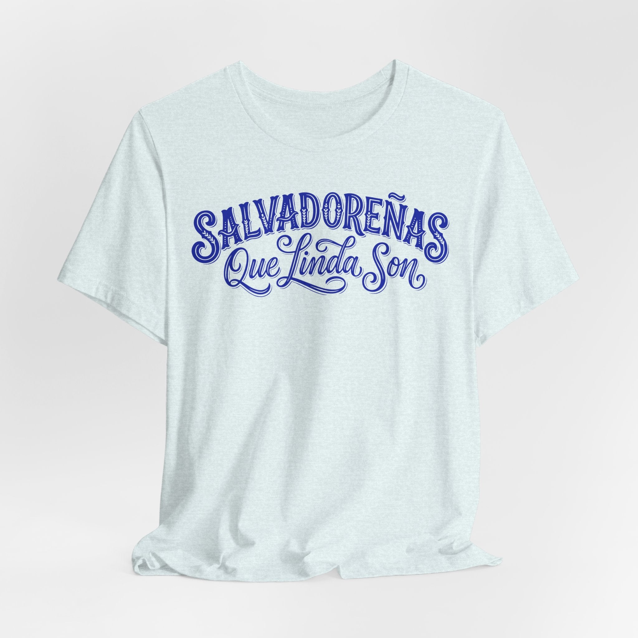 Camiseta Salvadoreñas Que Linda Son | Playera Tipografía Vintage