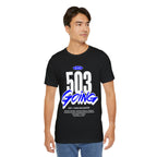 Camiseta 503 Going San Salvador | Playera Streetwear El Salvador Negra