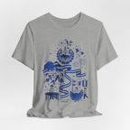 Camiseta El Salvador Fiestas Patrias | Playera Cultura y Tradición Azul y Blanco