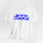 Camiseta El Salvador Estilo Urbano | Playera Retro Pop Art Azul