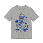 Camiseta El Salvador Fiestas Patrias | Playera Cultura y Tradición Azul y Blanco