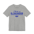 Camiseta Hecho en El Salvador | Playera Proud Salvadoran Azul