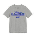 Camiseta Hecho en El Salvador | Playera Proud Salvadoran Azul