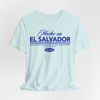 Camiseta Hecho en El Salvador | Playera Proud Salvadoran Azul