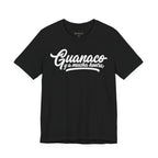 Camiseta Guanaco y a Mucha Honra | Playera Script Vintage Salvadoreña Negra