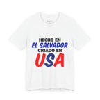 Hecho en El Salvador Criado en USA T-Shirt — Salvadoran Pride Tee