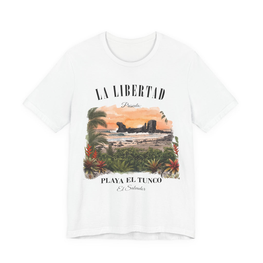 Camiseta Playa El Tunco La Libertad El Salvador | Playera Vintage Surf | Regalo Salvadoreño