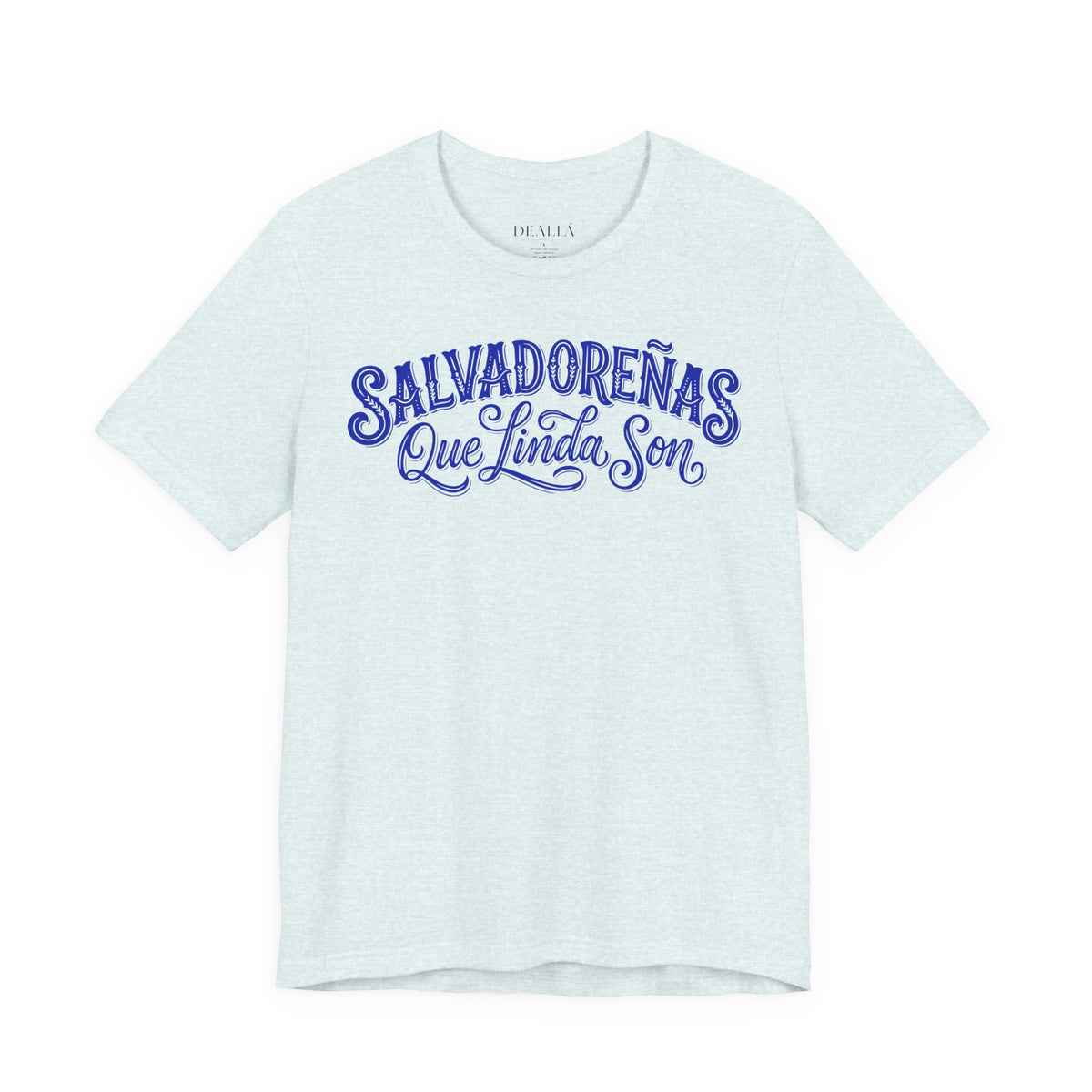 Camiseta Salvadoreñas Que Linda Son | Playera Tipografía Vintage