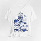Camiseta El Salvador Fiestas Patrias | Playera Cultura y Tradición Azul y Blanco